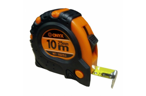 Рулетка 10м х 25мм "ONYX" Рулетка 10м х 25мм "ONYX"